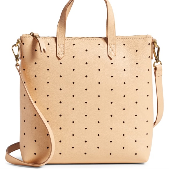Madewell Handbags - Madewell Mini Transport Perforated Leather Bag